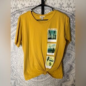 French Pastry Los Angeles Mustard Tee